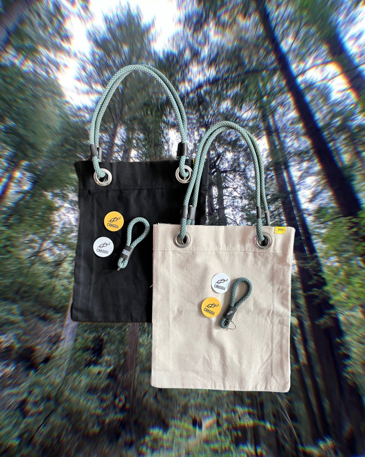 Craggu Rope Tote - Borja Blue